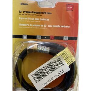 F273716 MR. HEATER 22" Propane LP Gas Replacement Hose Assembly 3/8" BBQ GRILL